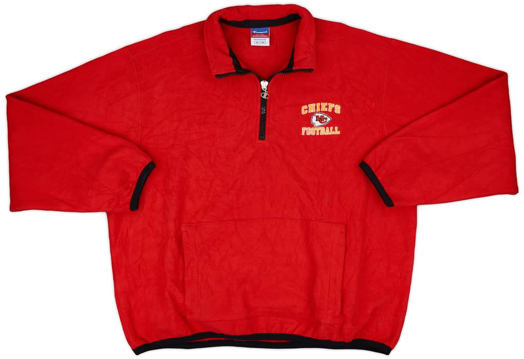 1990s Kansas City Chiefs Champion Fleece Jacket - 8/10 - (XL)