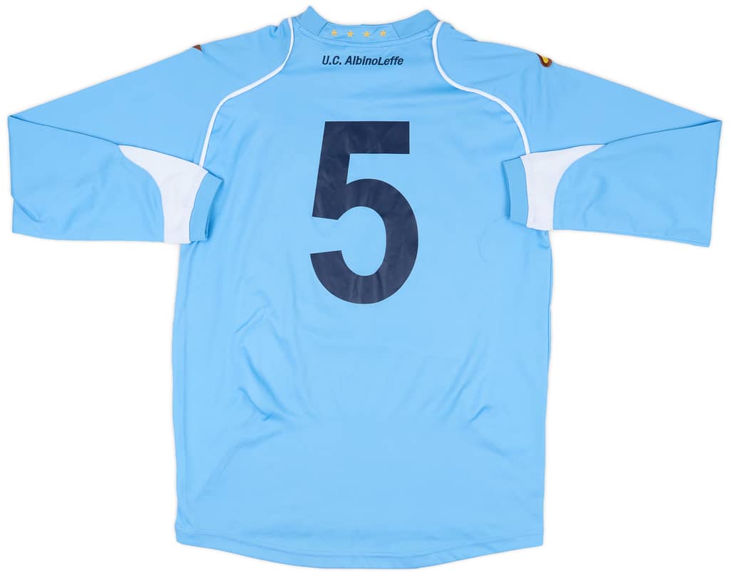 2008-10 AlbinoLeffe Home L/S Shirt #5 - 7/10 - (M)