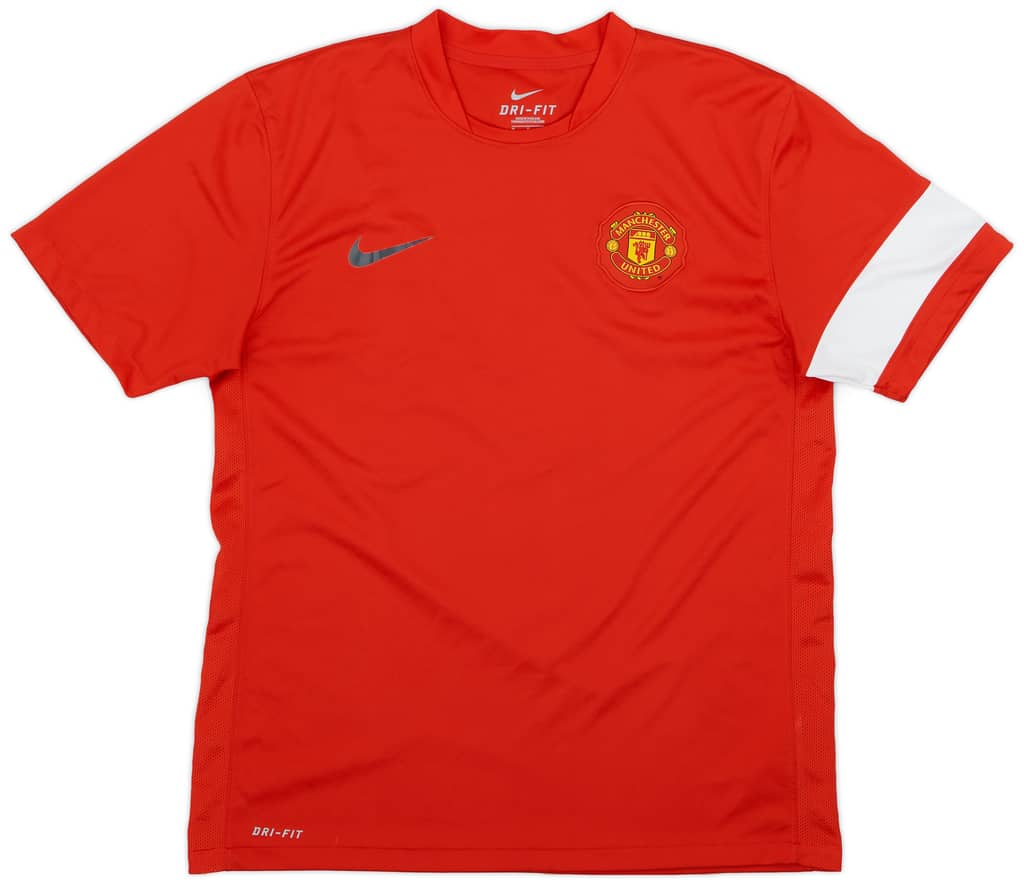2010-11 Manchester United Nike Training Shirt - 8/10 - (M)