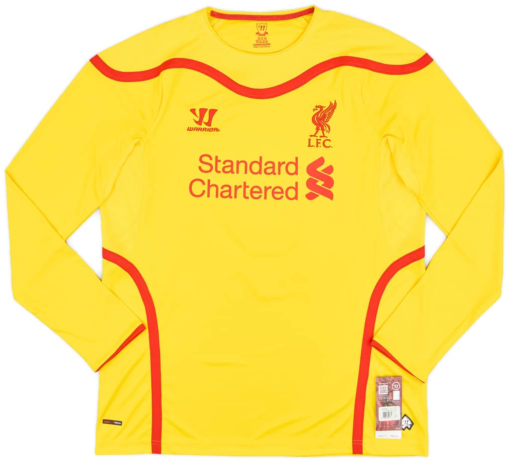 2014-15 Liverpool Away L/S Shirt Gerrard #8 (XL)