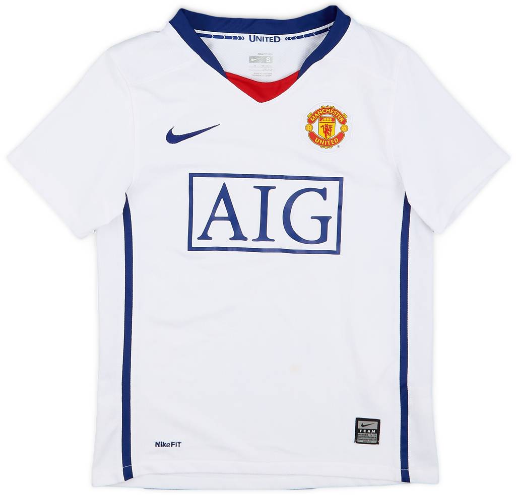 2008-10 Manchester United Away Shirt - 6/10 - (S.Boys)