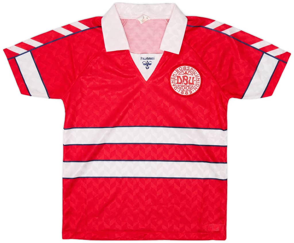 1988 Denmark Home Shirt - 7/10 - (Y)