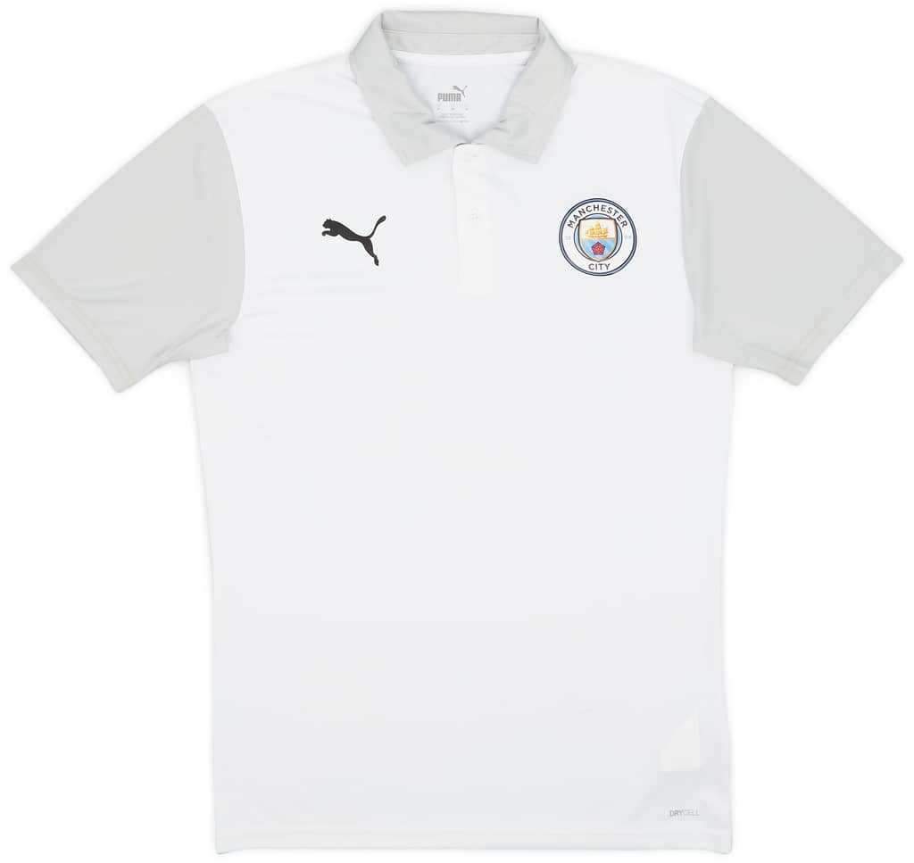 2019-20 Manchester City Puma Polo Shirt - 8/10 - (M)