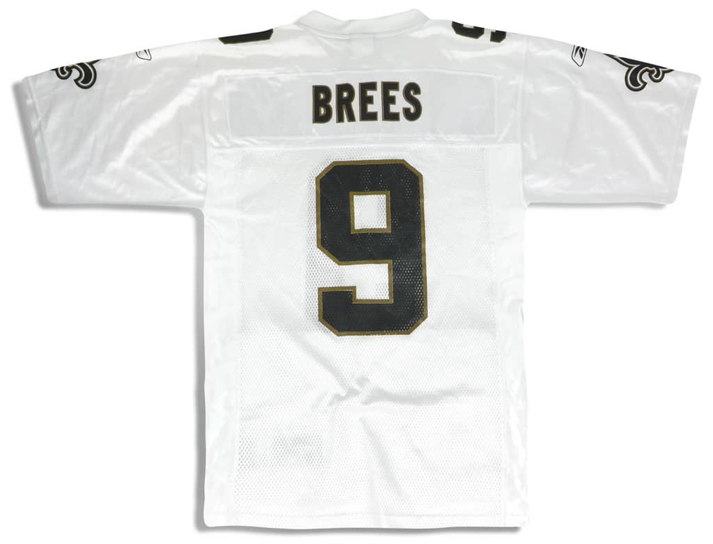 2009-11 New Orleans Saints Brees #9 Reebok On Field Jersey (Away) S
