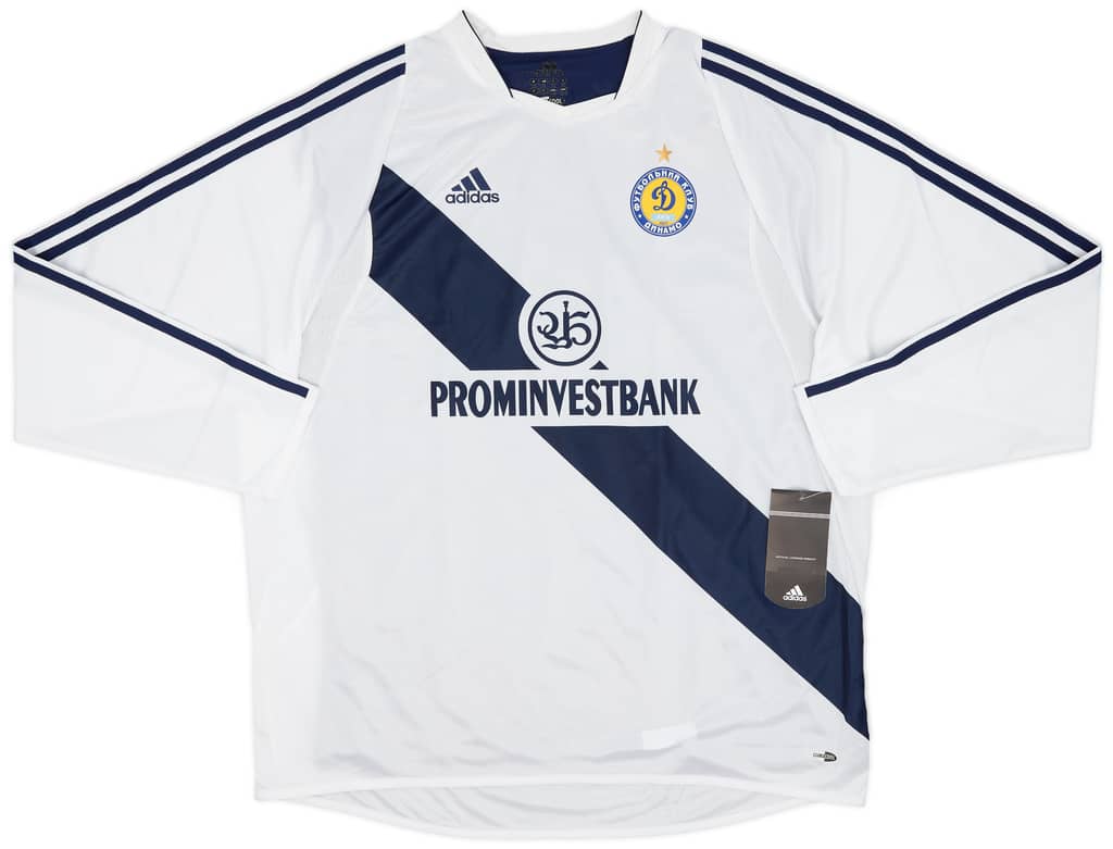 2003-04 Dynamo Kyiv Player Issue Home L/S Shirt (XL)
