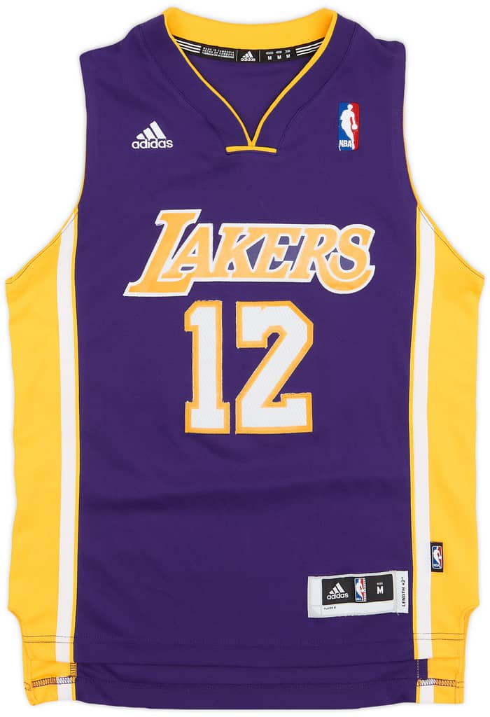 2012-13 LA Lakers Howard #12 adidas Swingman Away Jersey - 7/10 - (M.Boys)