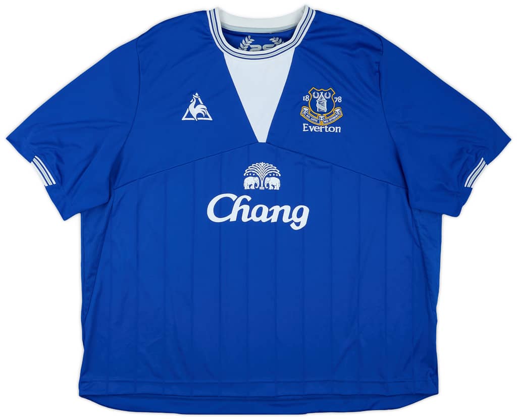 2009-10 Everton Home Shirt Baines #3 - 8/10 - (3XL)