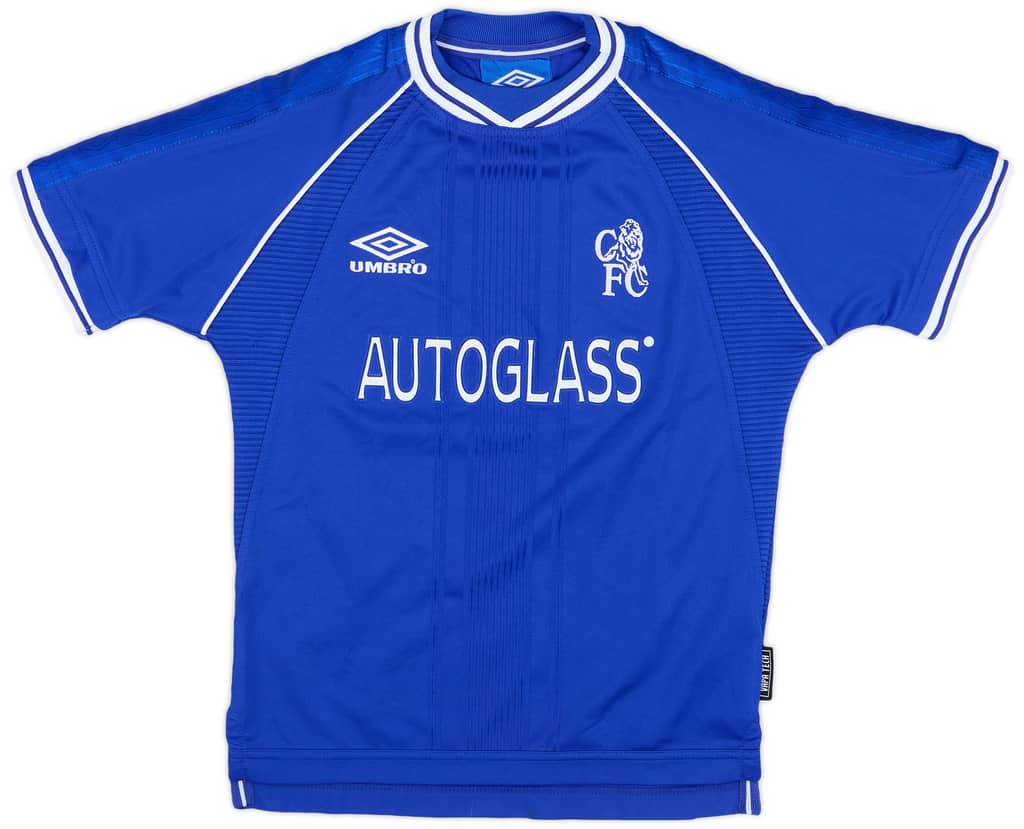 1999-01 Chelsea Home Shirt - 9/10 - (8-9 Years)