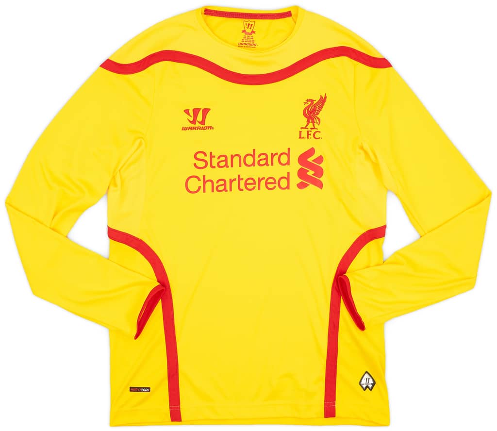 2014-15 Liverpool Away L/S Shirt - 8/10 - (XL.Boys)