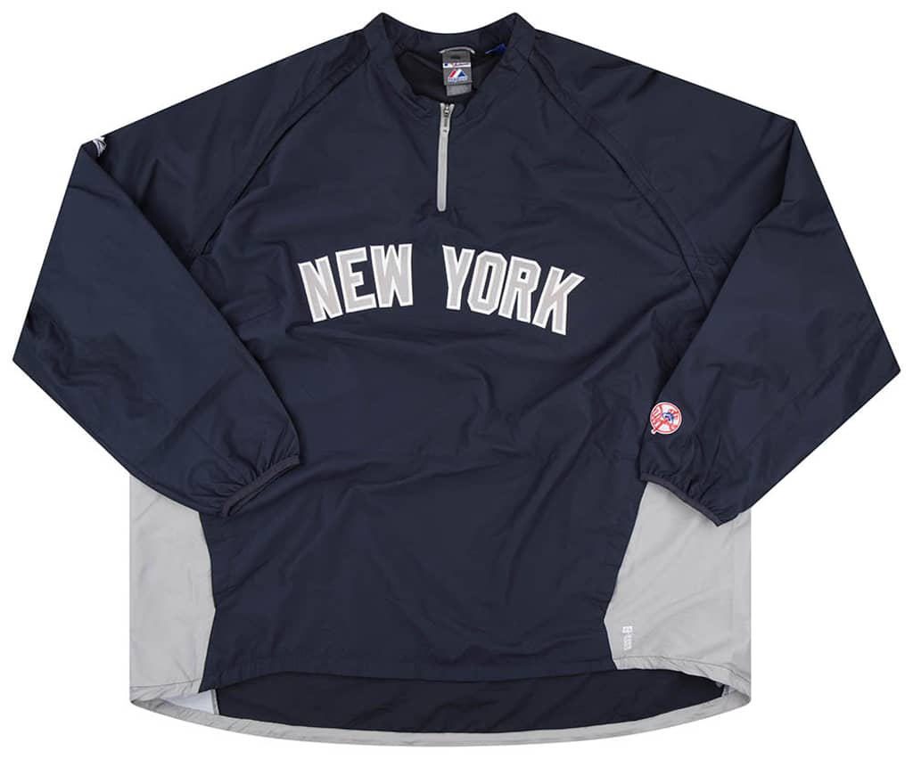 2011 New York Yankees Majestic 1/4 Zip Jacket 5XL