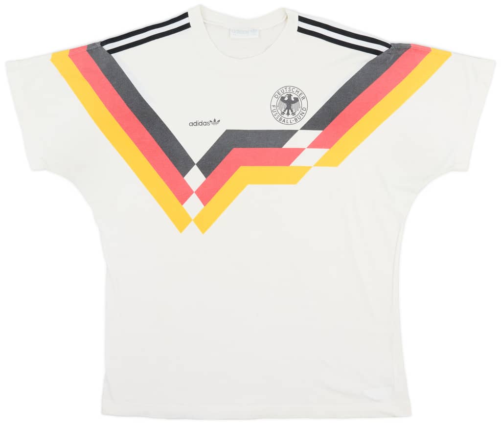 1990-92 Germany adidas Cotton Tee - 8/10 - (L)