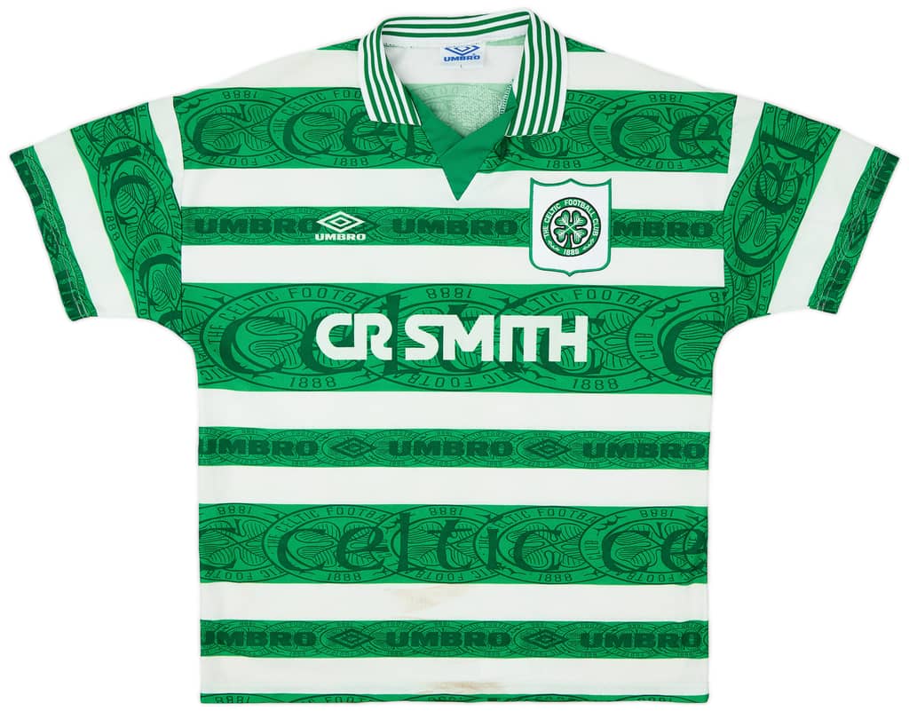 1995-97 Celtic Home Shirt - 6/10 - (L)