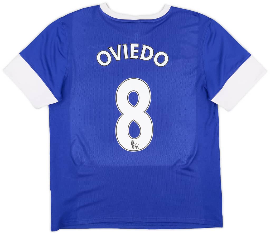 2012-13 Everton Home Shirt Oviedo #8 - 6/10 - (L)