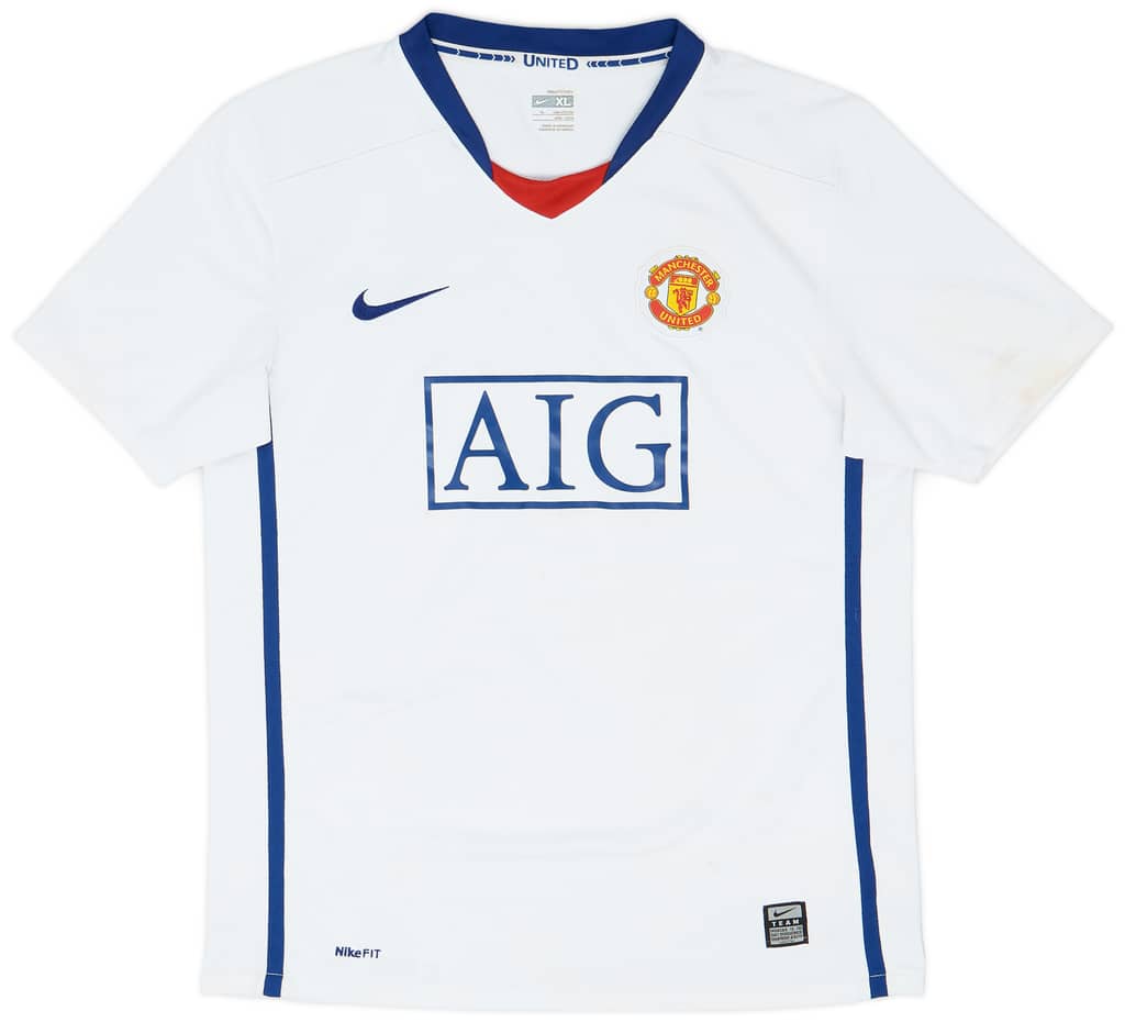2008-10 Manchester United Away Shirt - 6/10 - (XL.Boys)