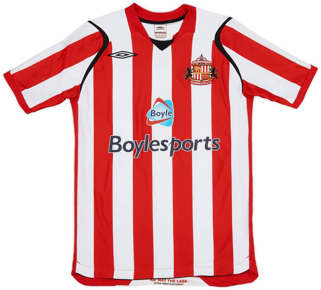 2008-09 Sunderland Home Shirt Yorke #19 - 6/10 - (S)