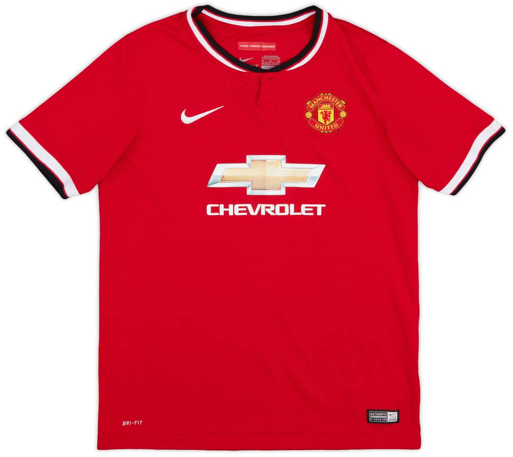 2014-15 Manchester United Home Shirt - 7/10 - (XL.Boys)