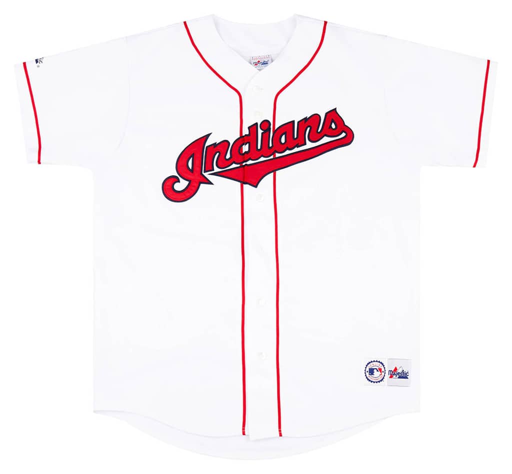 2000-01 Cleveland Indians Majestic Jersey (Home) XL