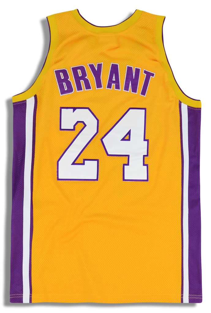 2006-10 Authentic LA Lakers Bryant #24 Champion Jersey (Home) M
