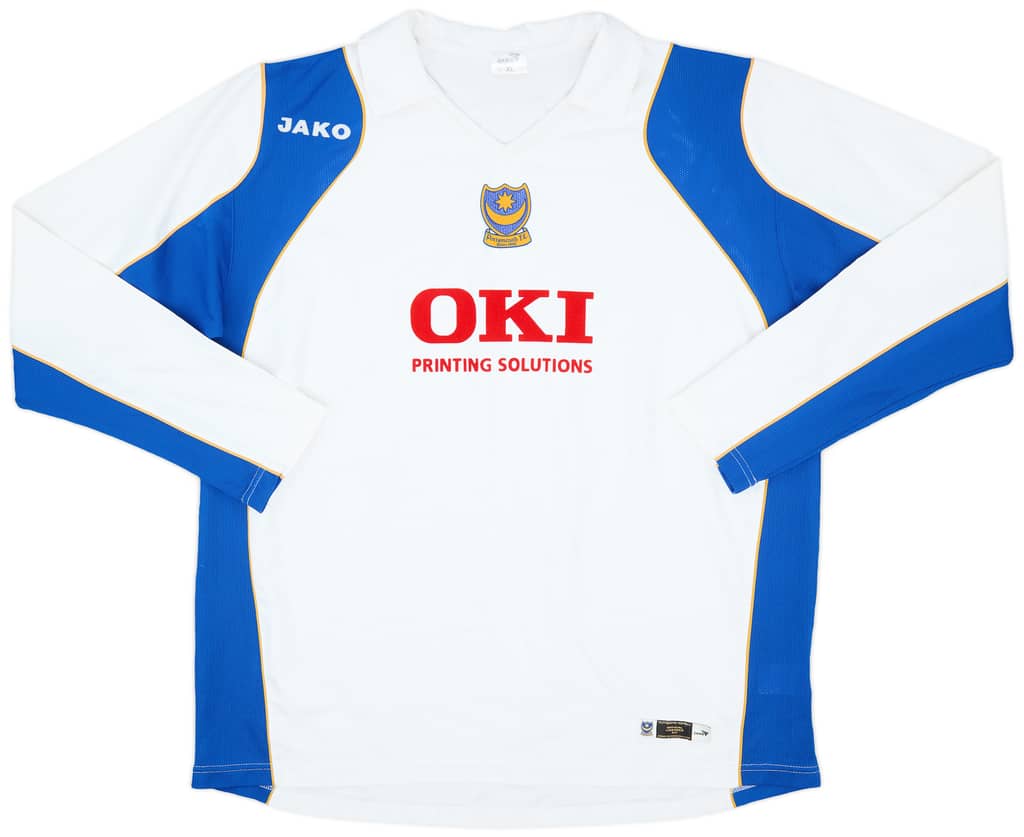 2006-07 Portsmouth Away L/S Shirt - 8/10 - (XL)