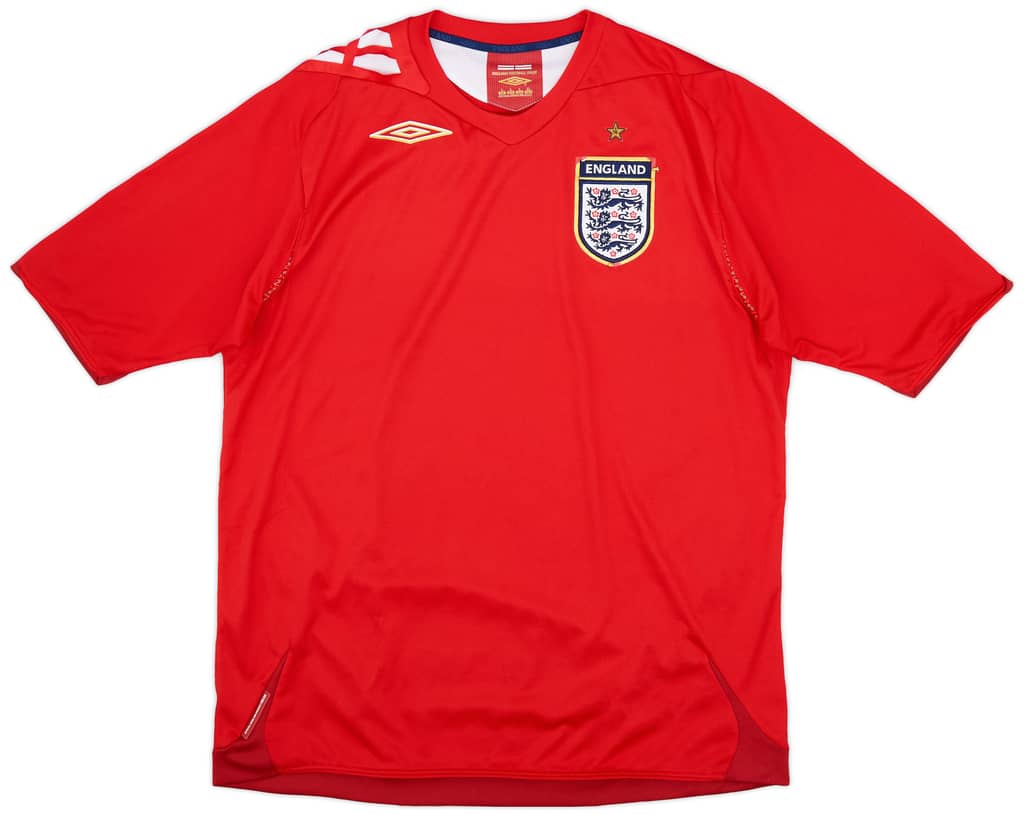 2006-08 England Away Shirt - 5/10 - (L)