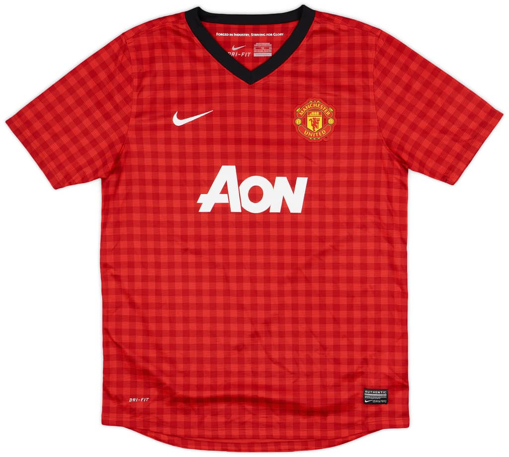 2012-13 Manchester United Home Shirt - 7/10 - (XL.Boys)