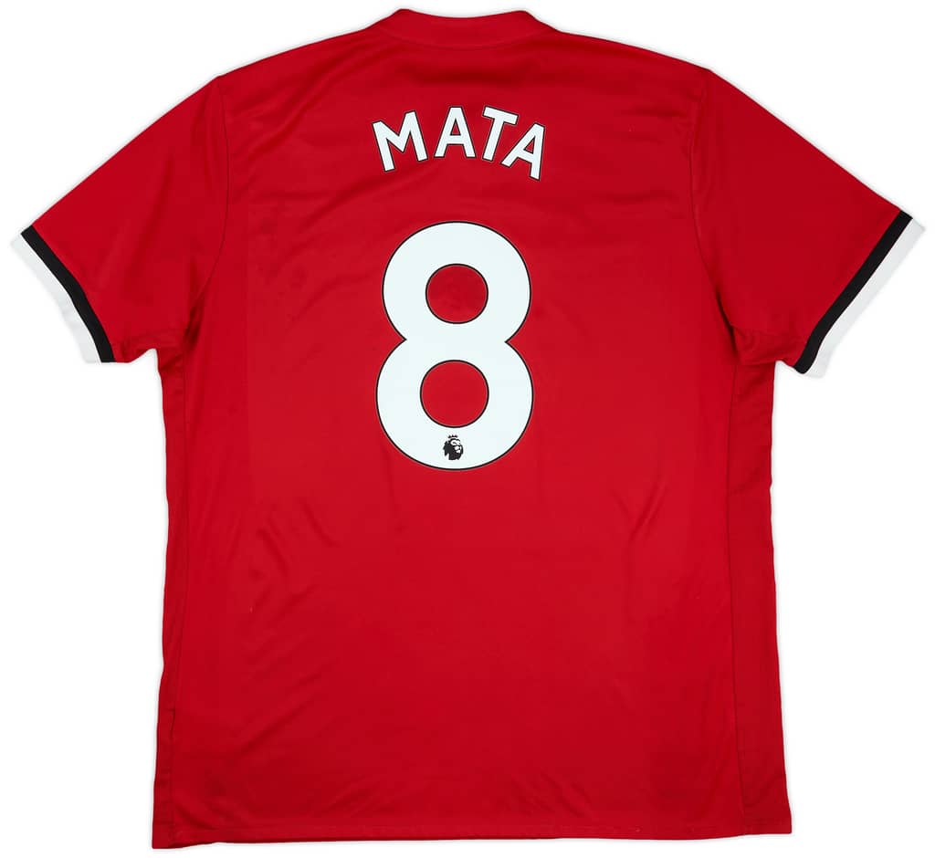 2017-18 Manchester United Home Shirt Mata #8 - 5/10 - (XL)