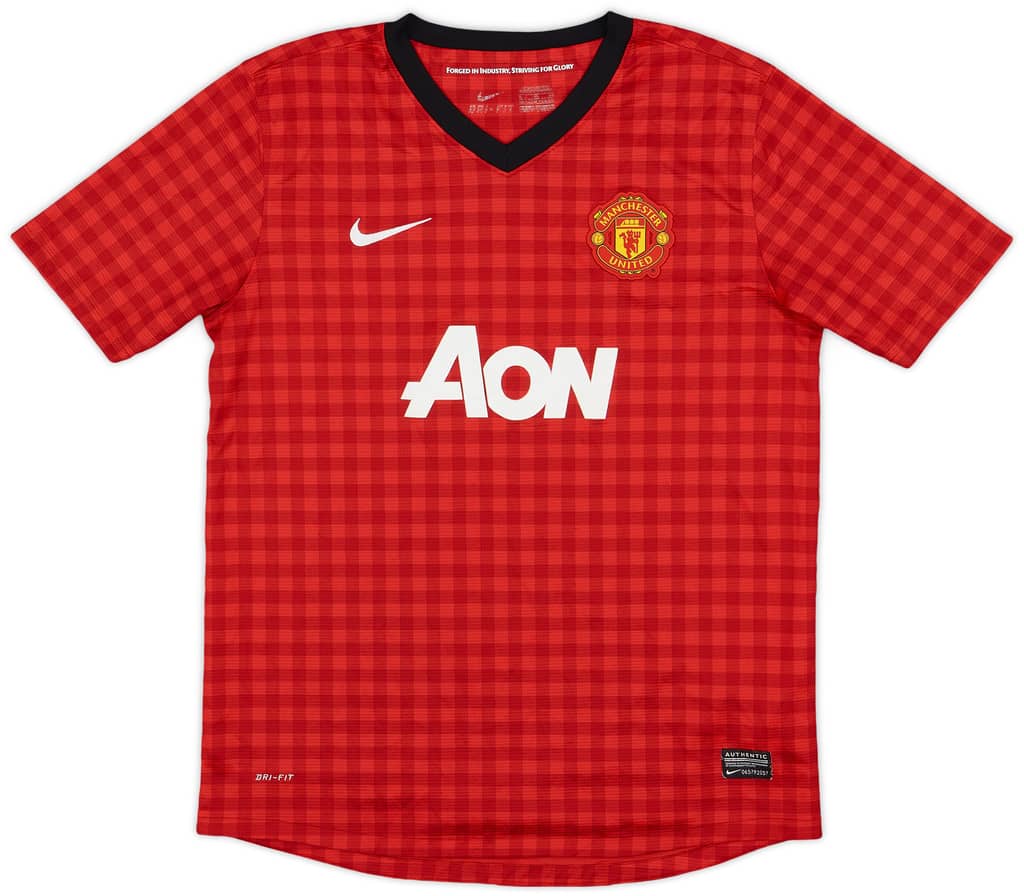 2012-13 Manchester United Home Shirt - 7/10 - (XL.Boys)