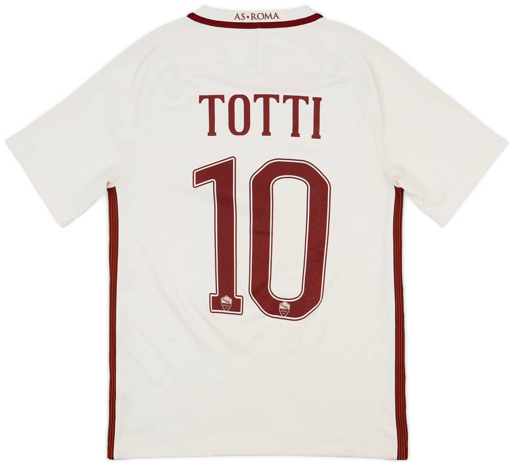2016-17 Roma Away Shirt Totti #10 - 5/10 - (S)