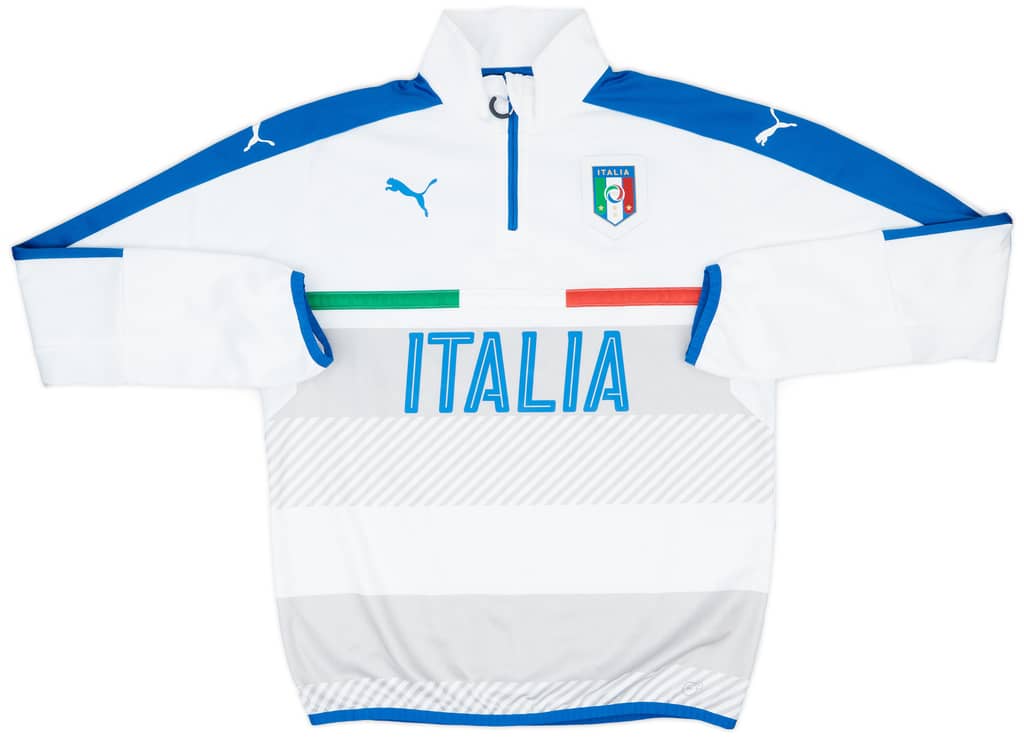 2016-17 Italy Puma 1/4 Zip Drill Top - 7/10 - (L)
