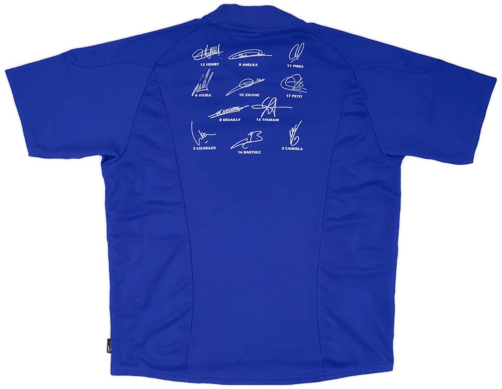 2002-04 France 'Signed' Home Shirt - 6/10 - (XL)