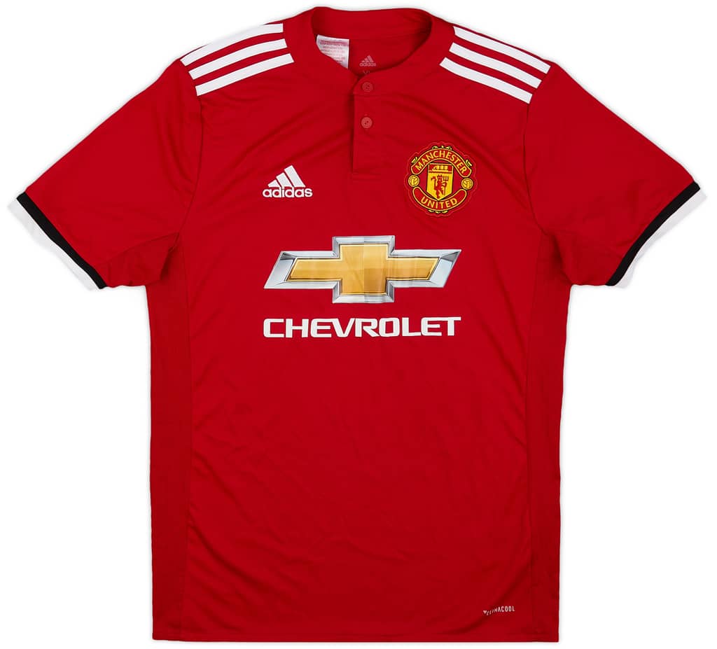 2017-18 Manchester United Home Shirt - 8/10 - (XL.Boys)