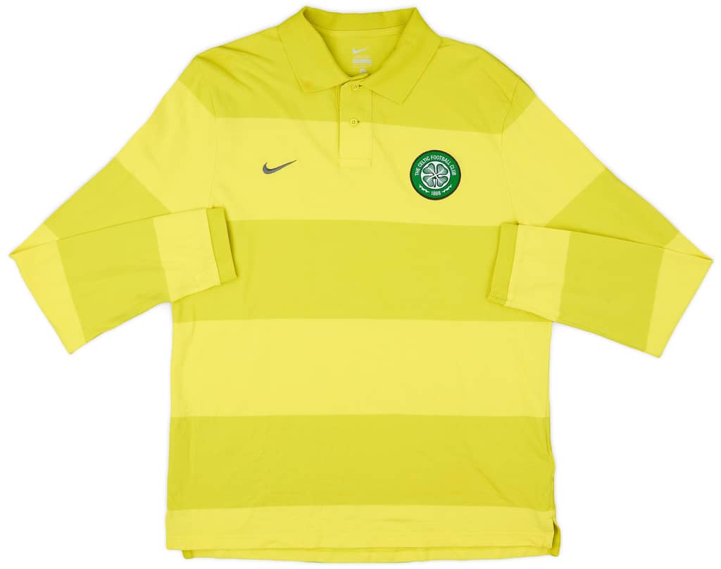 2011-12 Celtic Nike Polo L/S Shirt - 6/10 - (XL)