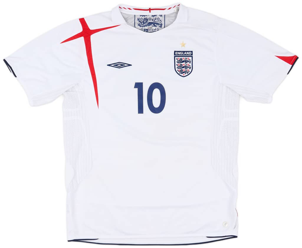 2005-07 England Home Shirt Owen #10 - 5/10 - (L)