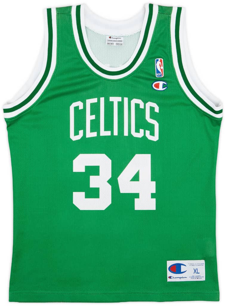 1998-06 Boston Celtics Pierce #34 Champion Away Jersey - 6/10 - (XL.Boys)