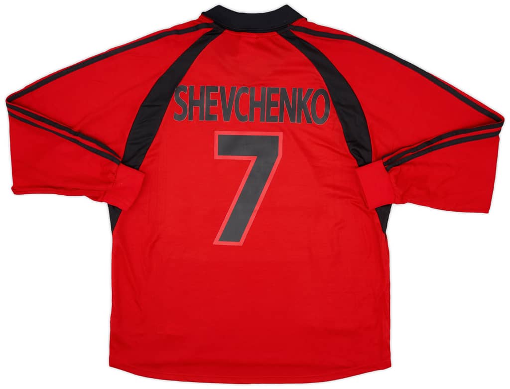 2001-02 AC Milan Third L/S Shirt Shevchenko #7 (XL)
