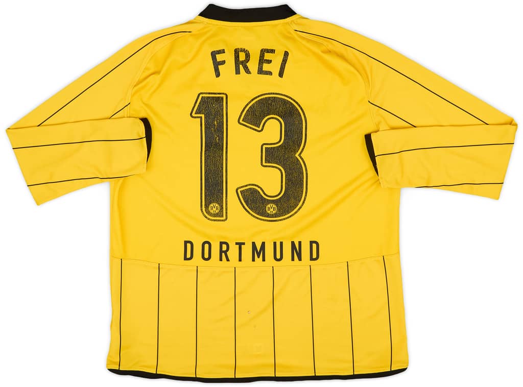 2008-09 Borussia Dortmund Home L/S Shirt Frei #13 - 5/10 - (L)