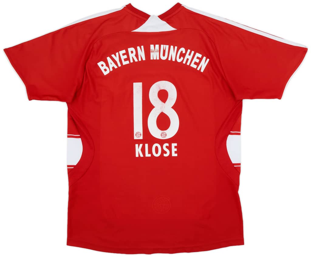 2007-08 Bayern Munich Home Shirt Klose #18 - 5/10 - (XL.Boys)
