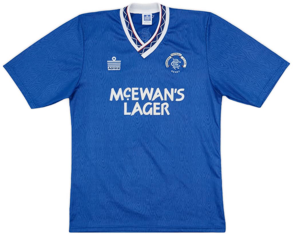1990-92 Rangers Home Shirt - 8/10 - (M)