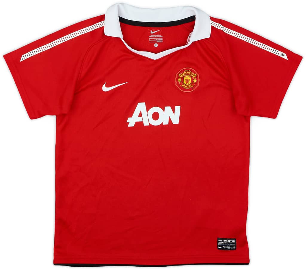 2010-11 Manchester United Home Shirt - 9/10 - (6-7 Years)