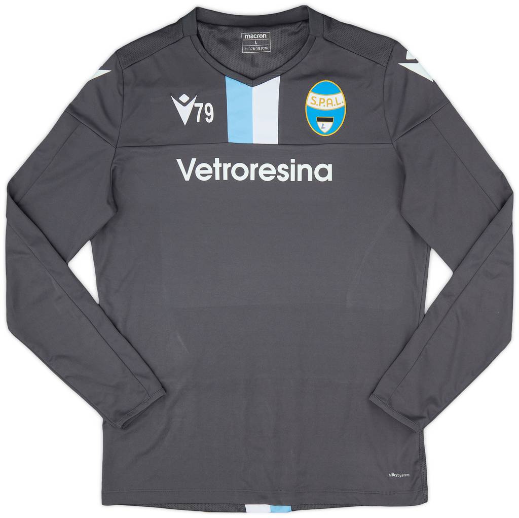 2019-20 SPAL Player Issue Macron Training L/S Shirt #79 - 6/10 - (L)