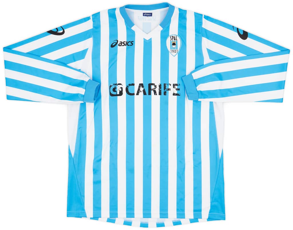 2009-10 SPAL Home L/S Shirt - 5/10 - (XL)