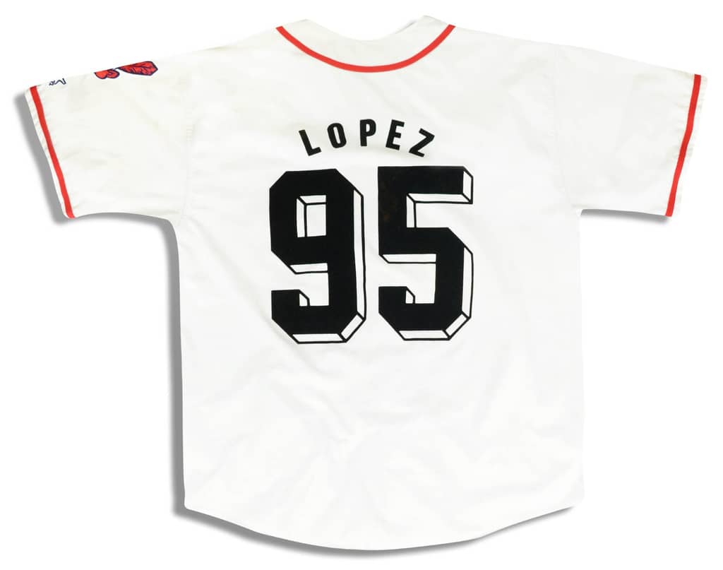 1995 Cleveland Indians Lopez Starter Jersey L