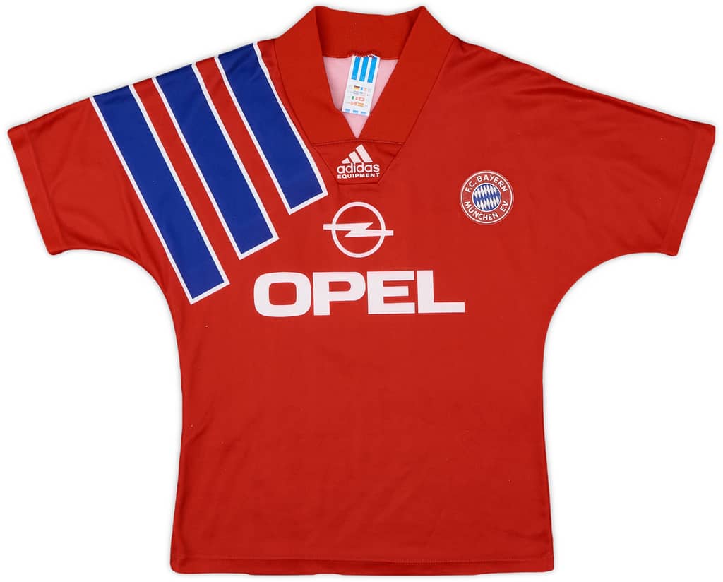 1991-93 Bayern Munich Home Shirt #8 - 8/10 - (L.Boys)