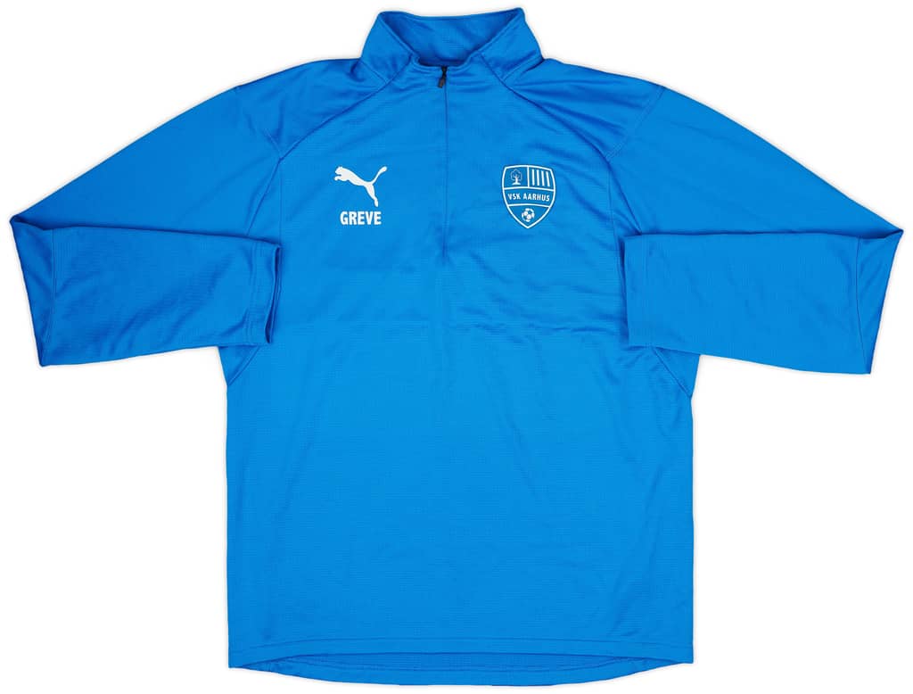 2017-18 VSK Aarhus Puma 1/4 Zip Training Top - 6/10 - (M)