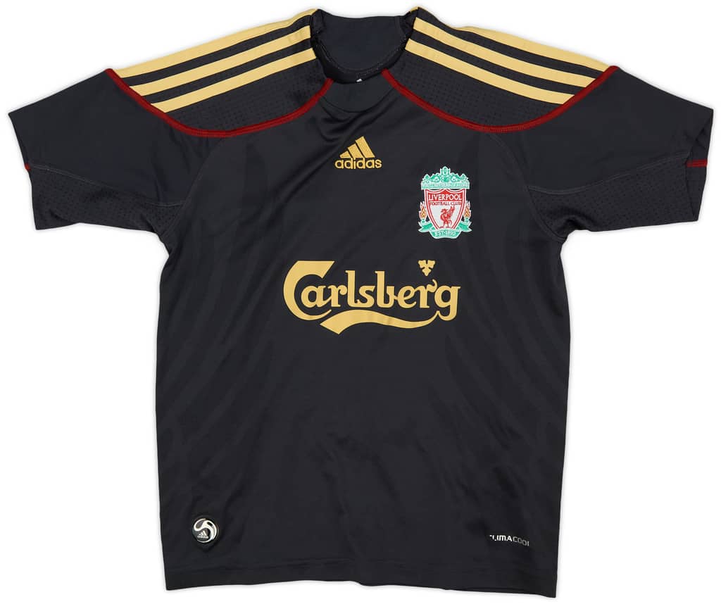 2009-10 Liverpool Away Shirt Gerrard #8 - 8/10 - (5-6 Years)