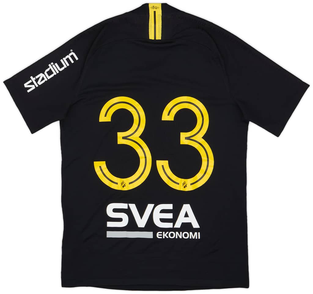 2020 AIK Match Issue Home Cup Shirt #33 (Lustig)