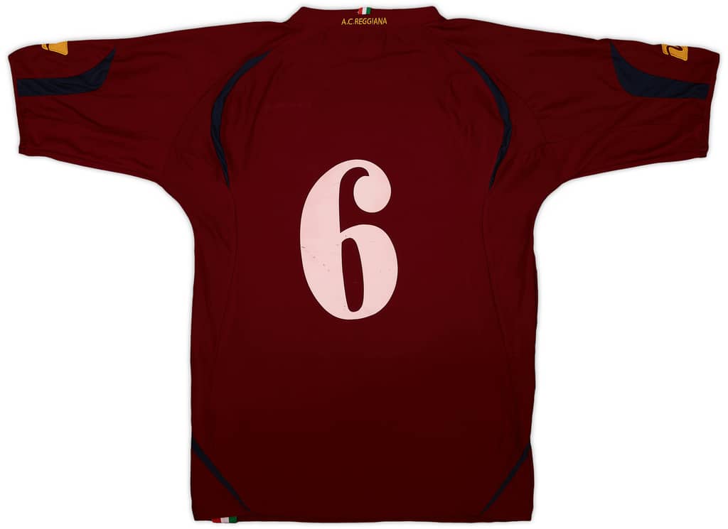 2007-08 Reggiana Home Shirt #6 - 7/10 - (L)