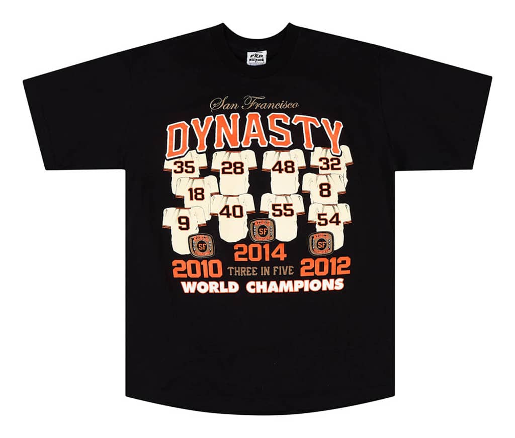 2014 San Francisco Giants World Series Champions Graphic Tee XL