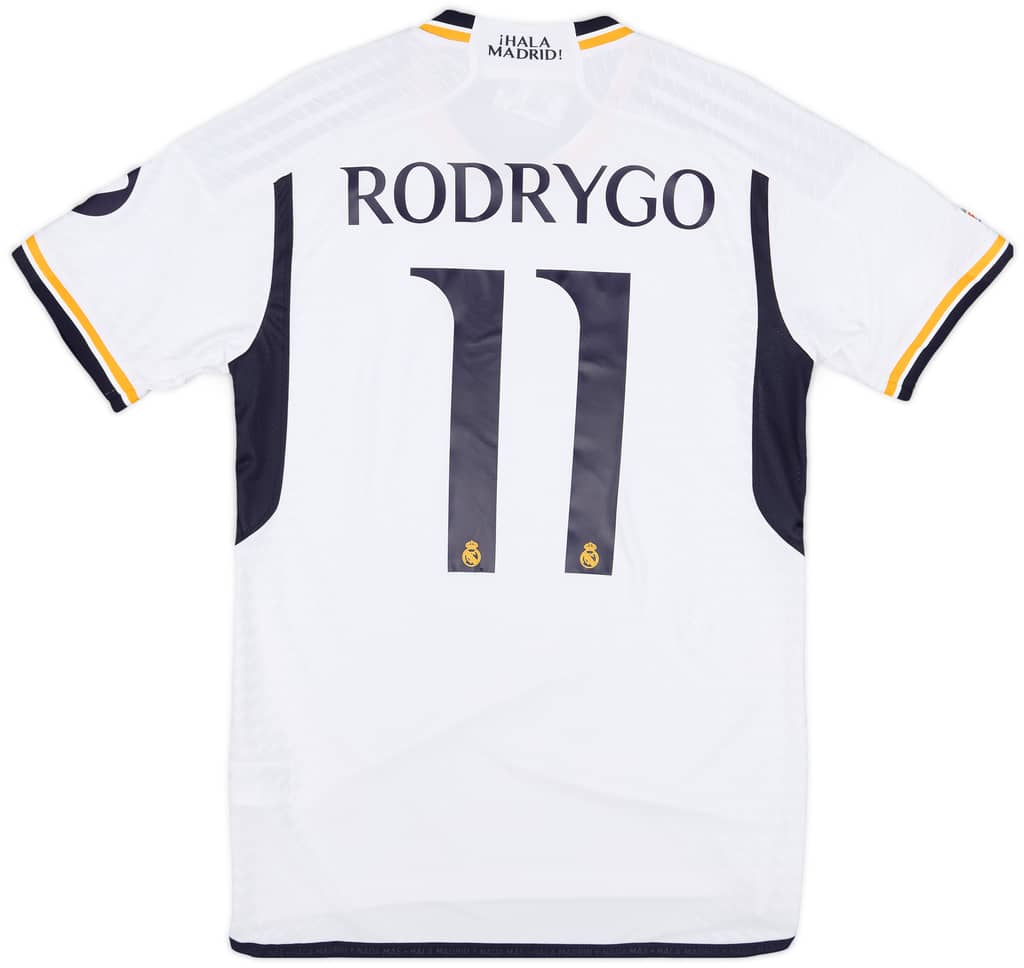2023-24 Real Madrid Authentic Home CL Shirt Rodrygo #11 (M)