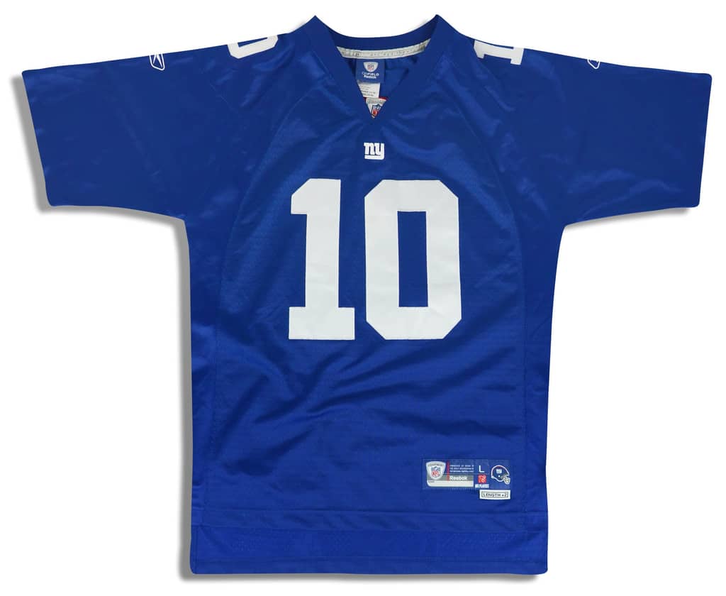2008 New York Giants Manning #10 Reebok Premier Jersey (Home) Y